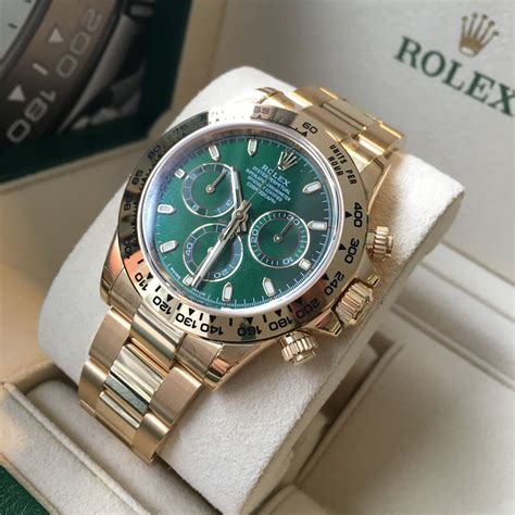 rolex daytona 116508 yellow gold|rolex daytona green dial price.